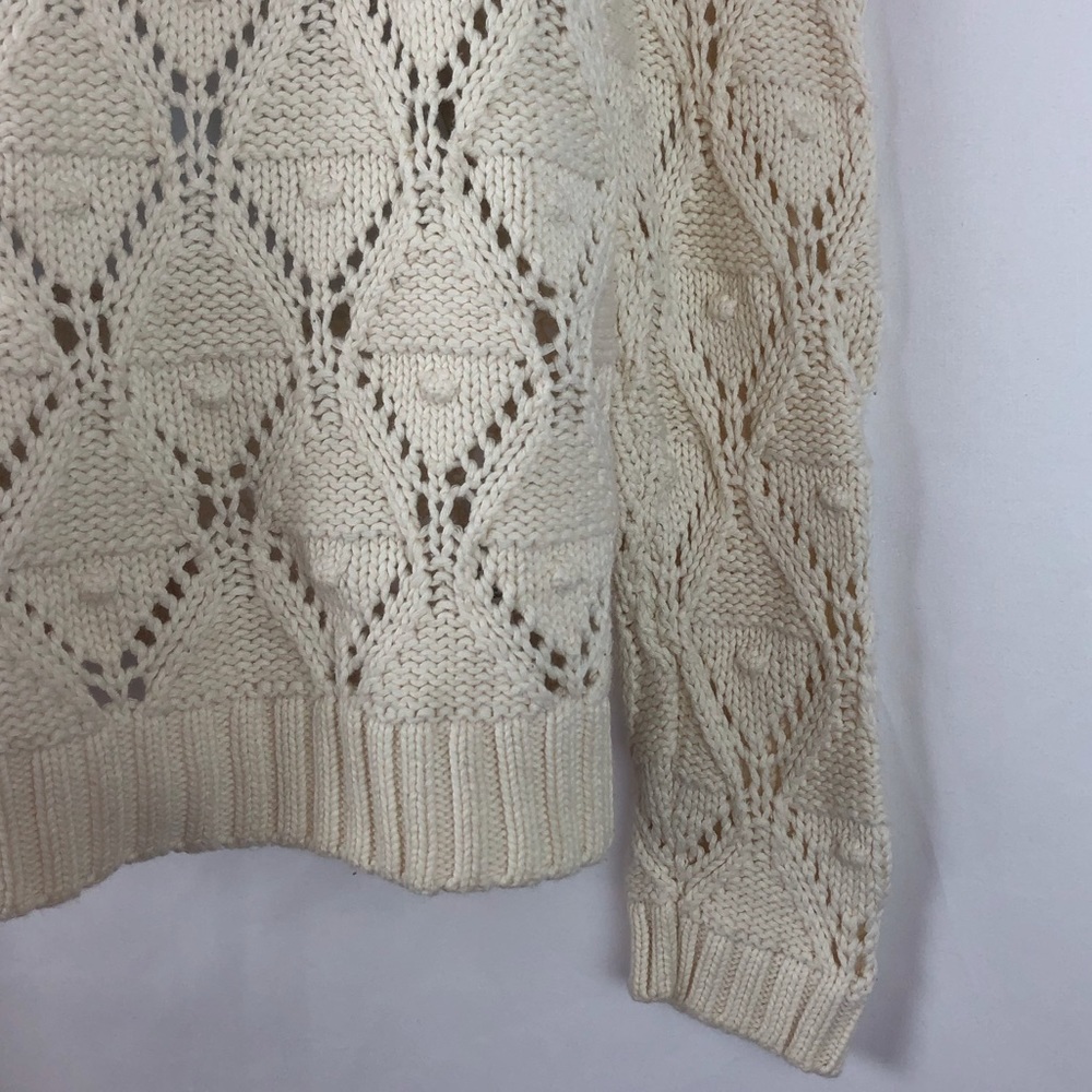 Tommy Hilfiger open weave Cotton sweater M - Picture 2 of 10